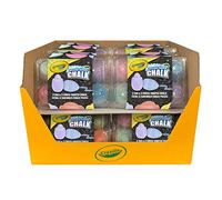 Crayola Egg and Chick Sidewalk Chalk, Outdoor Toys, Bulk Sidewalk Chalk Set, 12 Packs of 6ct