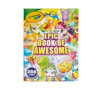 CRAYOLA Epic Book of Awesome, All-in-One Coloring Book Set, 288 Animal Coloring Pages, Gift for Kids, Age 3, 4, 5, 6