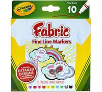 Crayola Fabric Markers-10/Pkg