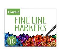 Crayola Fine Line Marker Set, Multi-Colour, 40 Count (Pack of 1)