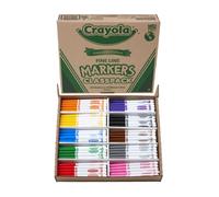 Crayola Fine Line Markers Assorted Classic Classpack Box Of 200
