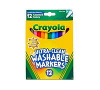 Crayola Fine Line Markers, Washable Markers, 12 Count