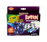 Crayola Galaxy No Carve Pumpkin Decorating Kit Less Mess Kids Paint Set Glow in The Dark Stickers