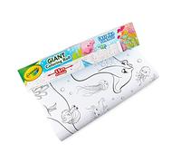 CRAYOLA Giant Coloring Roll, 15 Perforated Ocean Coloring Pages, Gift for Kids, Ages 3, 4, 5, 6