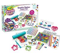 Crayola - Glitter Dots, Sparkle Station Super Set, Glitter Craft Supplies, Creative Gift for Kids, Age 5+
