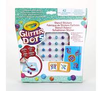 Crayola Glitter Dots Stencil Stickers