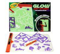 Crayola Glow Art Studio, Glow in The Dark Toys, Kids Gifts for Girls and Boys, Ages 6+