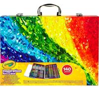 Crayola Inspiration Art Case Tie Dye 140 Piece Kids Drawing Painting Set Gift