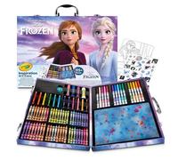 CRAYOLA Inspirational Art Case Frozen 2, Multi | 115 pièces, 75 crayons, 3 colles, 1 colle, Le coffret coloriage des professionnels, Un coffret ultra complet, Un cadeau idéal