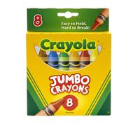 Crayola Jumbo Crayons, 8 Toddler Crayons, Assorted Colors