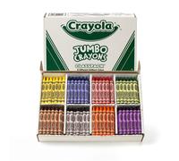 Crayola Jumbo Crayons Classpack 200 Count Toddler Crayons Bulk School Supplies For Teachers 8 Colors