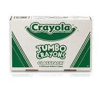 Crayola Jumbo-Sized Crayons Classroom Pack - Set of 200 - Assorted Colors