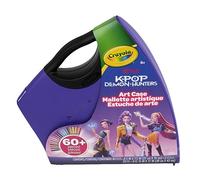 Crayola K-Pop Demon Hunters Art Case, 40+ Pcs Paint and Sticker Kit, Travel Activity for Kids, Gift for Ages 8+