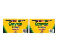Crayola Large Crayons Classic Colors 16 Count (Pack of 2)