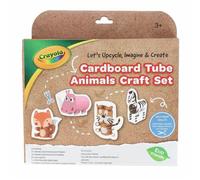 Crayola Lets Upcycle Imagine & Create Cardboard Tube Animals Craft Set