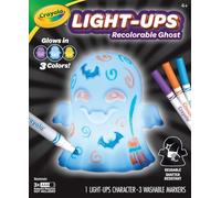 CRAYOLA Light Ups Age 3+: Ghost | Washable Ghost Halloween Night Light | Colour, Wash, Repeat! | Batteries Not Included | For Ages 3+