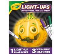 CRAYOLA Light Ups Age 3+: Pumpkin | Washable Pumpkin Halloween Night Light | Colour, Wash, Repeat! | Batteries Not Included | For Ages 3+