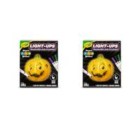 CRAYOLA Light Ups: Pumpkin | Washable Pumpkin Halloween Night Light | Colour, Wash, Repeat! | Batteries Not Included | for Ages 3+ (Pack of 2)