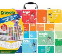 Crayola Limited Edition Coloring Set (115pcs), Kids Drawing Supplies Kit with Crayons, Markers & Colored Pencils, Birthday, Holiday for Kids, 5+