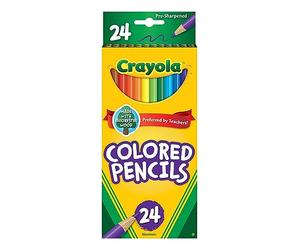 Crayola LLC FORMERLY BINNEY & SMITH BIN4024 COLORED-PENCILS 24PK ASST