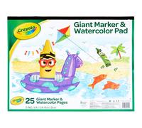 Crayola Marker & Watercolor Pad 16"X12"-25 Sheets 99-3411