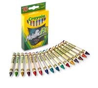Crayola Metallic Crayons (16ct) Kids Crayons for Coloring and Drawing Glitter Shiny and Unique Colors Gift for Kids Nontoxic 3+