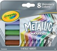 Crayola Metallic Markers, 8 Count