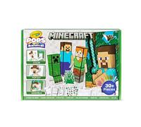 CRAYOLA Minecraft, POPs 3D Kids Art Set, Coloring Book Alternative, Gift for Boys & Girls, Ages 6+