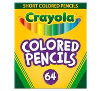Crayola Mini Colored Pencils in Assorted Colors, Coloring Supplies for Kids, 64ct