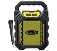 Crayola Mini Karaoke Machine for Kids, Portable Bluetooth Speakers with Microphone, 4" Driver 10W Peak Power, Loud HD Sound, Rechargeable Mini Bluetoo