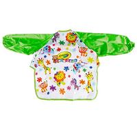 CRAYOLA Mini Kids Long Sleeve Clothes Protector Apron, Age 12 Months to 17kg, Unisex, Multicolor, Crafts/Hobbies
