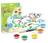 Crayola Mini Kids, Spill Proof Paint Set, Washable Paint for Kids, Age 36m+ 81-1483