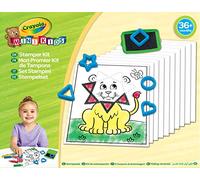 Crayola - Mon 1st Stamp Kit - Creative Leisure - Mini Kids - Ages 2+ - Creation Game - Colouring and Drawing
