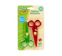 CRAYOLA My First Safety Scissors (Pack of 2) | Ouch-Free Scissors That Will Only Cut Paper | Features Two Different Cutting Patterns | Ages 3+