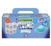 Crayola NEW Pearl & Cosmic Special Effects Dough | 20pk x 3oz Pearl and Cosmic Shimmer Dough Tubs Pastel Colors (Crayola Special Effects Cosmic Dough)