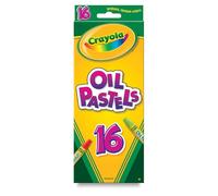Crayola 52 4616 Hexagonal Non-Toxic Jumbo Oil Pastel Stick Set Crayon, Assorted Color, 16 Count (Pack of 1)