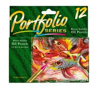 Crayola Oil Pastels Portfolio Series Water Soluble Colors may vary 12 Count (52-3612)