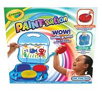 CRAYOLA Paint-sation: On The Go (Includes Carry Case, 3 No-Spill Paints & 2 Paintbrushes) | No-Spill Painting Kit | Ideal for Kids Aged 3+