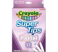 CRAYOLA Pastel SuperTips Washable Markers - 1 count (Pack of 1),