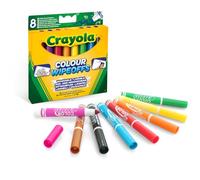 Crayola Pennarelli per Lavagna Bianca Lavabili, 8 Colori Assortiti, Punta Maxi Conica, 03-8223