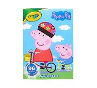 Crayola Peppa Pig Coloring Book with Stickers, Gift for Kids, 96 Pages, Ages 3, 4, 5, 6