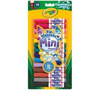 Crayola Pip-Squeaks Mini Washable Felt Tip Colouring Pens, Pack of 14 - Ideal for Little Fingers