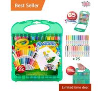 Crayola Pipsqueaks Marker Set: 25 Washable & Portable for On-the-Go Creativity