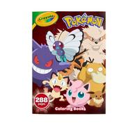 Crayola Pokémon Coloring Book, 288 Pgs, Pokémon Coloring Pages and Stickers, Gift for Kids, Ages 3, 4, 5, 6
