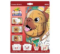 CRAYOLA POPS 04-2804 3D Activity Set for Colouring and Creating 3D Drawings, Creative Activity and Gift for Children, Puppies from 6 Years
