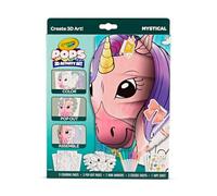 Crayola POPs 3D Kids Art Set, Mystical, Coloring Book Alternative, Gift for Girls & Boys, Ages 6+