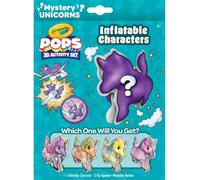 Crayola Pops 3D Unicorn Inflatable Mystery Characters Inflatable Toys With Markers