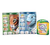 CRAYOLA POPS 7604 3D Activity Set for Colouring and Creating 3D Drawings, Jungle, Sea World and 7 Markers - Creative Activity and Gift for Children, 6 Years