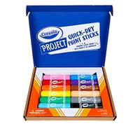 Crayola Quick Dry Paint Sticks, Amazon Exclusive Colors, Paint Set for Kids, 12 Count