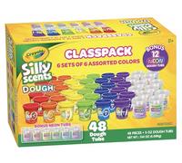 Crayola Playdough Bulk Pack | 48 Tubs of 3oz Scented Play Dough Plus 12 Sparkle Dough Colors for Teacher Supplies, Classroom or Preschool
